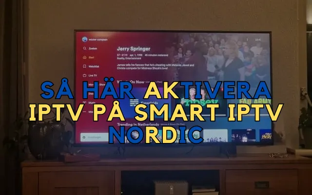 aktivera IPTV