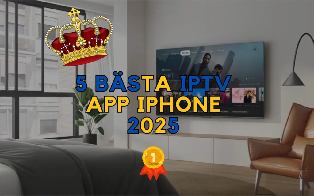 5 Bästa IPTV app iPhone 2025