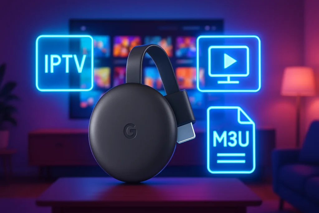 Chromecast IPTV M3U Setup and Streaming with Smart IPTV Nordic